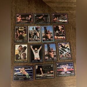 14 card WWE lot 2015 Topps Scott Hall Lex Luger Mr.T Stone Cold Triple etc
